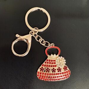 Crystal Purse Bag Charm/Keychain NEW